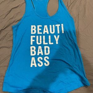 Live sore workout tank
